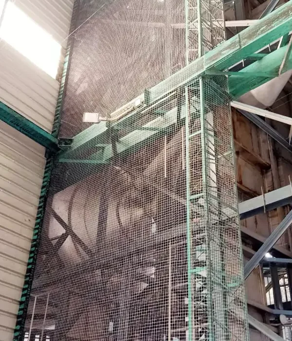 Factory Bird Net Installation